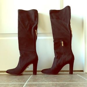 Black Suede Boots by Ivanka Trump